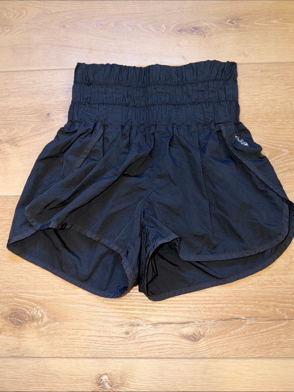 FP Movement by Free People The Way Home Athletic Shorts in Black